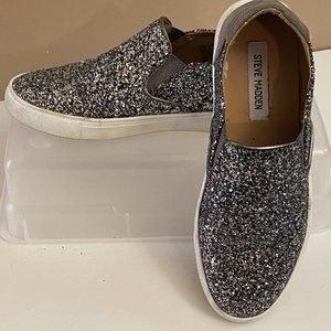 Steve Madden Women's Glitter Slip-ons